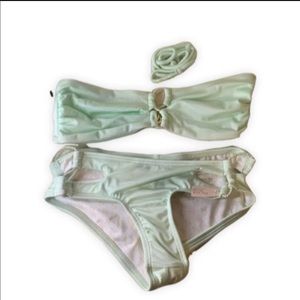 Victoria's Secret Light Green Bikini Swimsuit Two-Piece Set